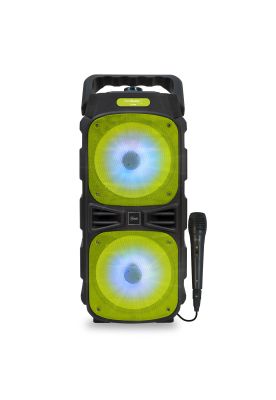 Imagen 2 del producto Parlante Portatil Karaoke Mlab Deep Bounce 2 + Mic Green