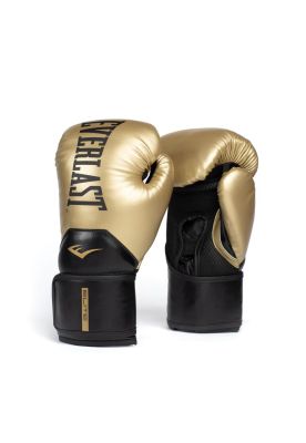 GUANTE BOX EVERLAST ELITE 2 DORADO/NEGRO