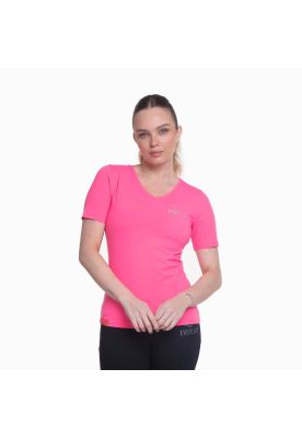 Polera M/C Basic Fucsia Everlast
