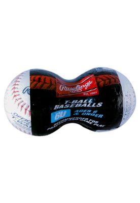 Pelota De Baseball T-Ball 6Ur (Bipack) Rawlings