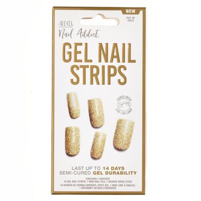 Uñas Adhesivas Gel Nail Strip Pot Of Gold