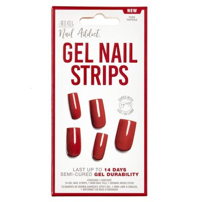 Uñas Adhesivas Gel Nail Strip Pure Paprika
