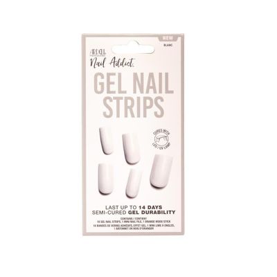 Uñas Adhesivas Gel Nail Strips Blanc- Solid White