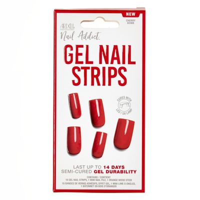 Uñas Adhesivas Gel Nail Strip Cherry Bomb