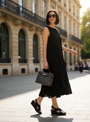 Imagen 2 del producto Sandalia New Walk Tiras Cruzadas Negro