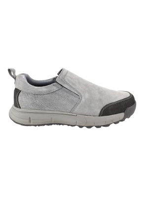 Zapatilla Nat Geo Slip On Cuero Gris