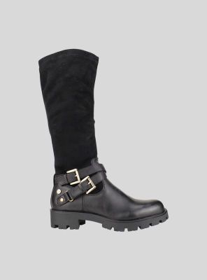Bota Xti Doble Broche Negra
