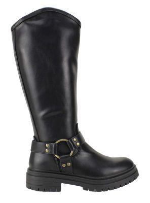 Imagen 1 del producto Bota Agua de Coco Motoquera Lisa Negra