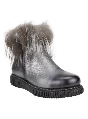 Imagen 2 del producto Botín Exs Cuero Plateado