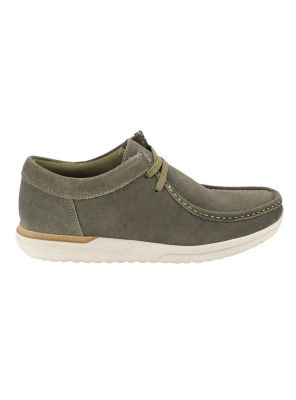 Zapato Nat Geo Casual Gamuza Verde Petróleo