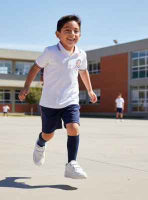 Imagen 2 del producto Zapatilla New Walk Velcro Doble Escolar Blanca