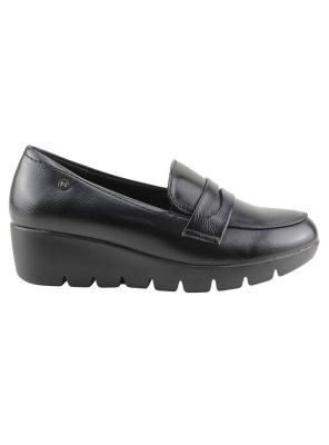 Mocasín New Walk Plataforma Negro
