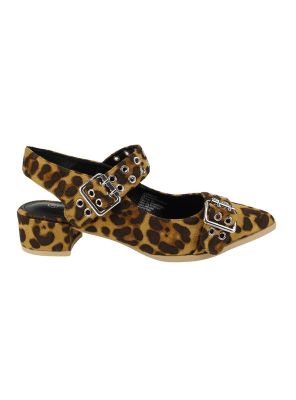Zapato Agua de Coco Hebillas Animal Print