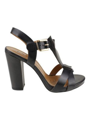 Sandalia Exs Fiesta Cuero Negra