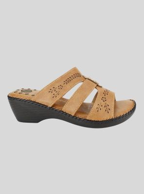 Sandalia New Walk Kaia Confort Camel