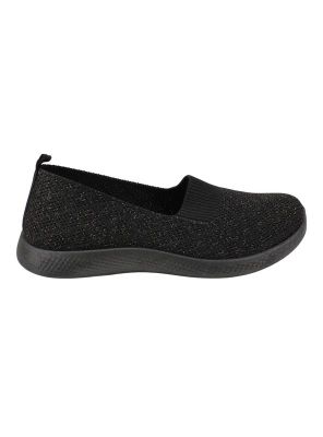 Zapatilla New Walk Brillos Confort Negro