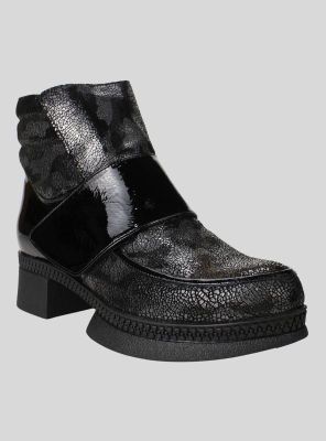 Imagen 2 del producto Botín Exs Reptil Cuero Negro