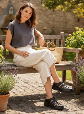 Imagen 2 del producto Sandalia Franciscana Negra