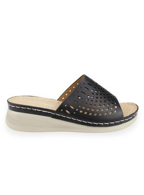 Sandalia New Walk Slip On Negra