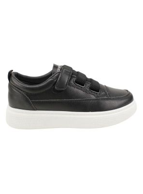 Zapatillas New Walk Brillos Plataforma Negro