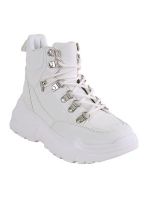 Imagen 2 del producto Zapatilla New Walk Chunky Blanca Caña Alta