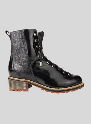 Botín Exs Fiesta Cuero Negro