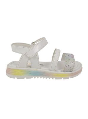 Sandalia Nat Geo Kids Arcoíris Blanca