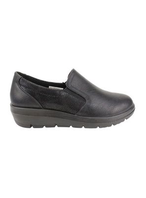 Zapato New Walk Confort Elasticado Negro