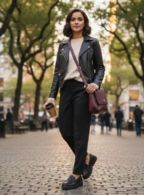 Imagen 2 del producto Mocasín New Walk Plataforma Confort Negro