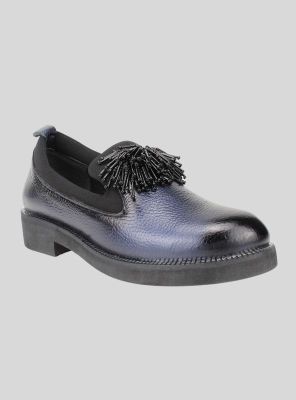 Imagen 2 del producto Zapato Slip On Cuero Azul