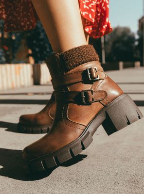 Imagen 2 del producto Botín Palm Jabirú Cuero Marrón