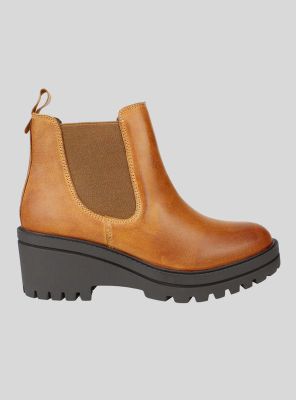 Botin Palm Argos Cuero Camel