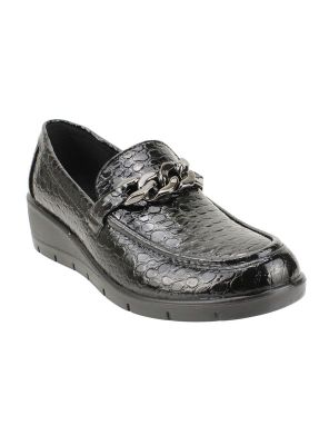 Imagen 2 del producto Mocasín New Walk Reptil Confort Negro