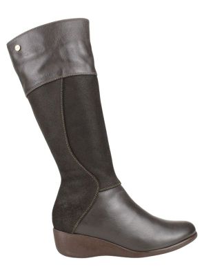 Bota Exs Capas Cuero Café