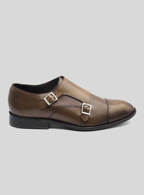 Zapato Versace 1969 Cuero Café