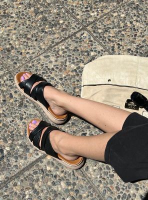 Imagen 2 del producto Sandalia New Walk Trenzada Negra