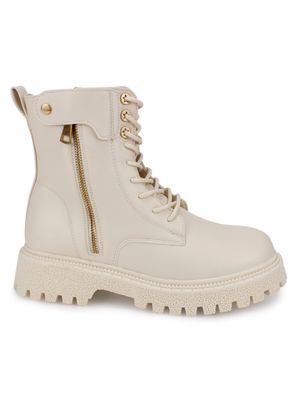 Imagen 1 del producto Botín New Walk Combat Beige