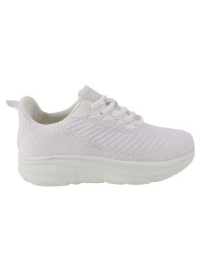 Zapatilla New Walk Mesh Plataforma Blanca
