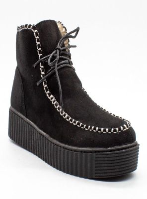 BOTIN MUJER NEW WALK  9678-1-90  (35-40)  | Negro |