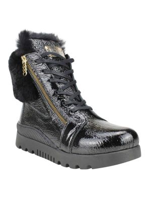 Imagen 2 del producto Botín Exs Peludo Cuero Negro