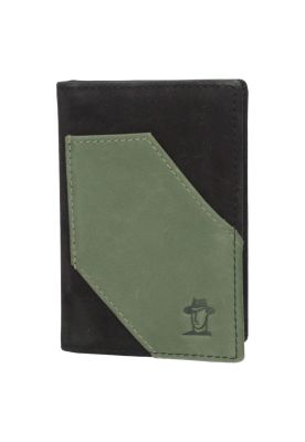 Tarjetero Cuero Hombre Negro Panama Jack