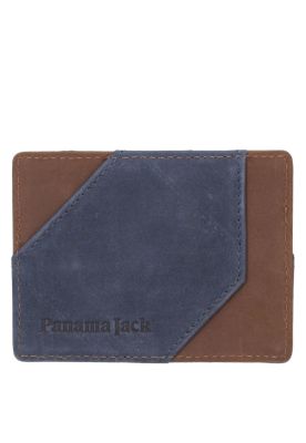 Tarjetero Cuero Hombre Camel Panama Jack
