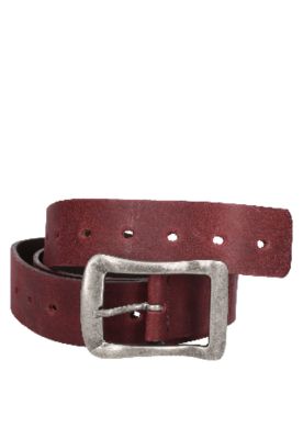 Cinturón Cuero Hombre J508 Burdeo Panama Jack