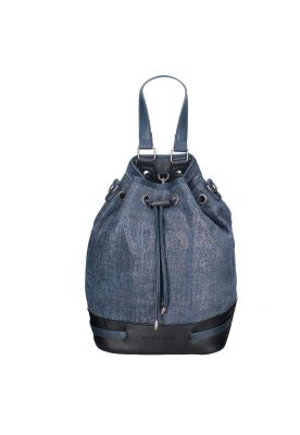 Cartera Hobo Azul Pollini