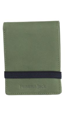 Billetera Cuero Hombre Verde Panama Jack