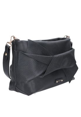 Imagen 2 del producto Cartera Bandolera cuero Negro Pollini