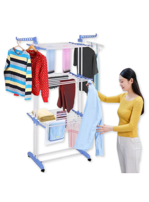Tendedero Organizador Colgador Ropa Plegable 3 Niveles