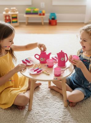 Juguete Juego De Té para Niña 15 Piezas Beautiful flowers