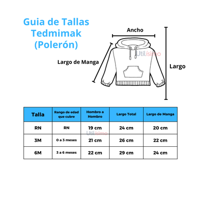 Imagen 2 del producto Set 2 Piezas Polerón Pantalón Niña Zorro Turquesa Tedmimak Algodón