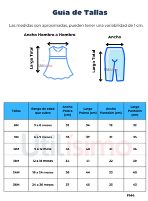 Imagen 2 del producto Set 2 Piezas de Algodón Conjunto Tutú Bebe Niña Tedmimak Ballerina Bunnies